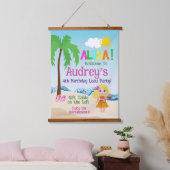 Aloha Luau Verjaardag Hangend Wandkleed (Slaapkamer)