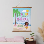 Aloha Luau Verjaardag Hangend Wandkleed (Slaapkamer)
