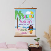 Aloha Luau Verjaardag Hangend Wandkleed (Slaapkamer)