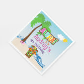 Aloha Luau Verjaardag Servet (Hoek)