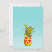 Aloha Luau Verjaardagsfeestje Kaart (Achterkant)