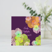 ALOHA/LUAU WEDDING INVITATIONS/DIY BACKGROUND KAART (Staand voorkant)