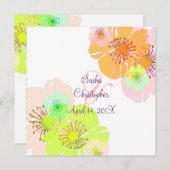 Aloha/Luau Wedding Invitations Kaart (Voorkant / Achterkant)