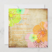  Aloha/Luau Wedding Invitations Kaart (Achterkant)