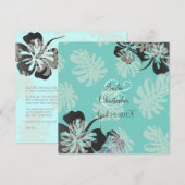 Aloha/Luau Wedding Invitations Kaart (Voorkant / Achterkant)