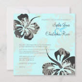 Aloha/Luau Wedding Invitations Kaart (Achterkant)
