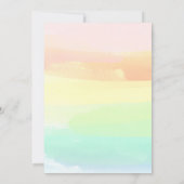 Aloha Luau Zomer 40e Verjaardag Strand Tropisch Kaart (Achterkant)