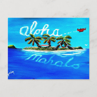 aloha mahalo briefkaart