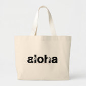 aloha Mahalo Grote Tote Bag (Voorkant)