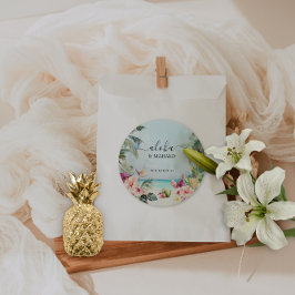 Aloha & Mahalo Tropical Beach | Dank U Ronde Sticker