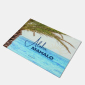 ALOHA MAHALO - TROPISCHE HAWAII-DOORMAT - DEURMAT (Schuin)