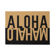 Aloha & Mahalo (zwart)