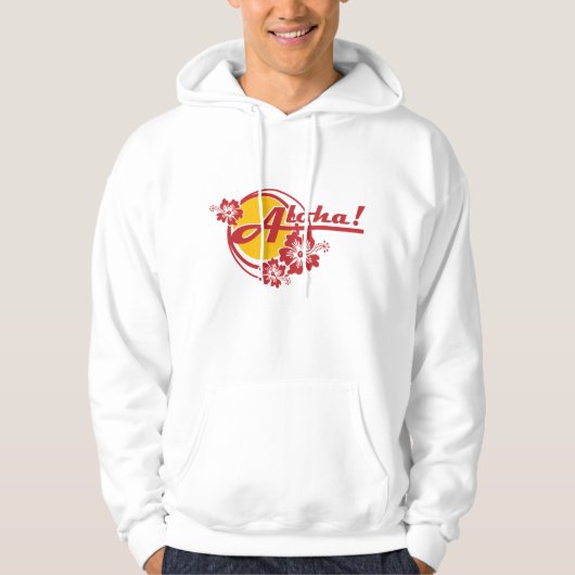 Aloha Mannen Hoodie (Voorkant)