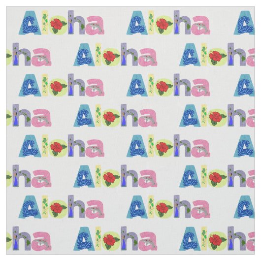 Aloha-materiaal Stof (Swatch)