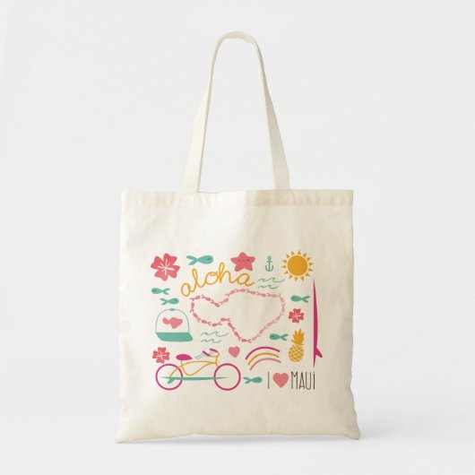 "Aloha Maui" Bag Tote Bag (Voorkant)