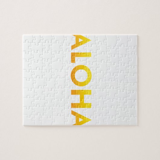 ALOHA Maui Hawaii Print Legpuzzel (Horizontaal)