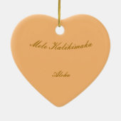 Aloha Maui Ornament (Achterkant)