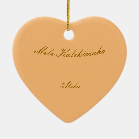 Aloha Maui Ornament (Achterkant)