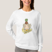 Aloha-meisje met ananas t-shirt (Voorkant)