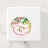 Aloha meisje zomer Tropische Luau verjaardagsfeest Bedankjes Labels (In situ)
