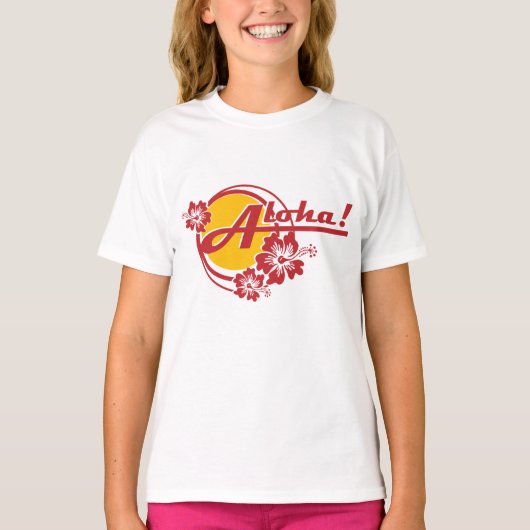 Aloha Meisjes T-shirt (Voorkant)