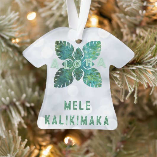 Aloha Mele Kalikimaka-Ornament Ornament (Boom)