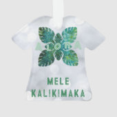 Aloha Mele Kalikimaka-Ornament Ornament (achterkant)