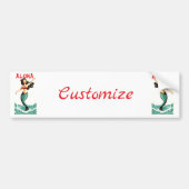 Aloha Mermaid Thunder_Thunder_Cove Bumpersticker (Voorkant)