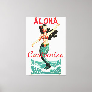 Aloha Mermaid Thunder_Thunder_Cove Canvas Afdruk