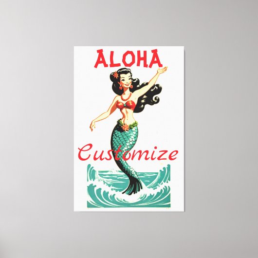 Aloha Mermaid Thunder_Thunder_Cove Canvas Afdruk (Voorkant)