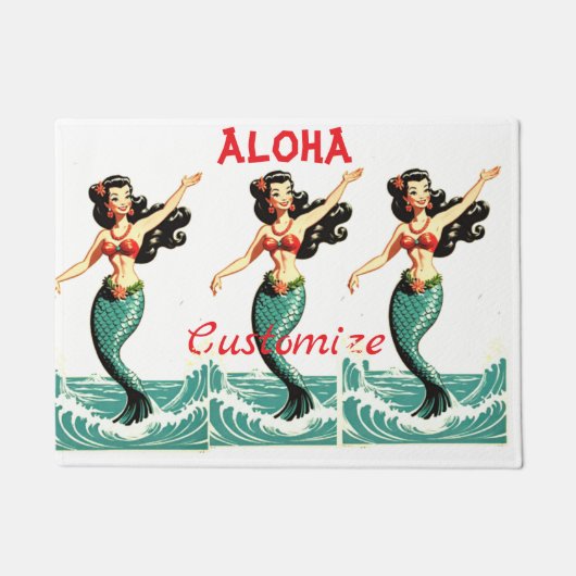 Aloha Mermaid Thunder_Thunder_Cove Deurmat (Voorkant)