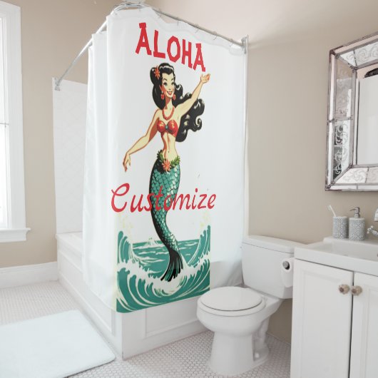 Aloha Mermaid Thunder_Thunder_Cove Douchegordijn (In situ)