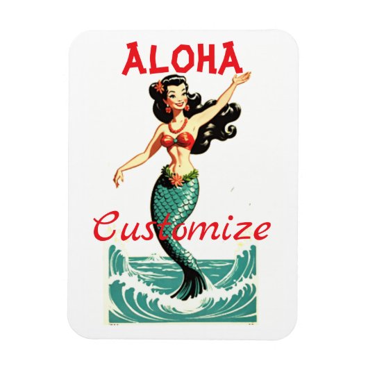 Aloha Mermaid Thunder_Thunder_Cove Magneet (Verticaal)