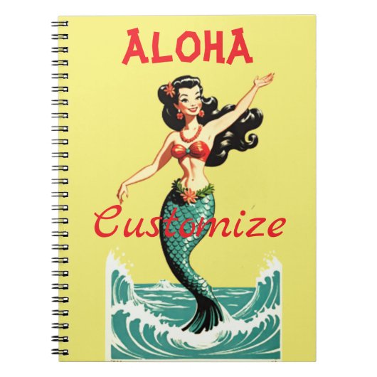 Aloha Mermaid Thunder_Thunder_Cove Notitieboek (Voorkant)