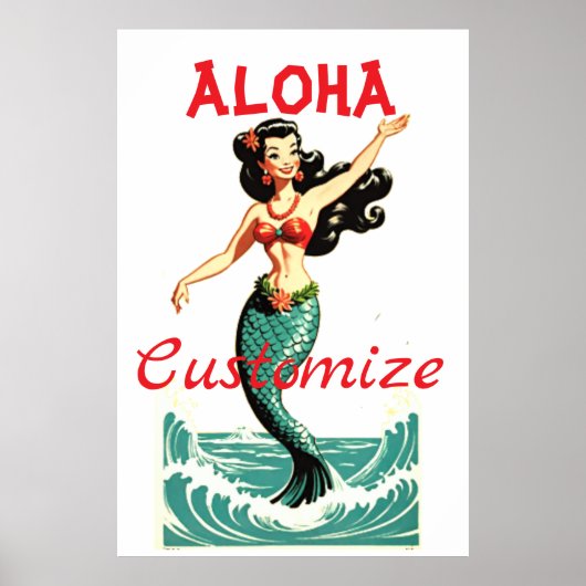 Aloha Mermaid Thunder_Thunder_Cove Poster (Voorkant)