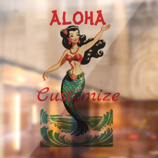 Aloha Mermaid Thunder_Thunder_Cove Raamsticker (Vel 2)
