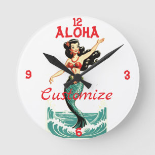 Aloha Mermaid Thunder_Thunder_Cove Ronde Klok
