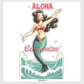 Aloha Mermaid Thunder_Thunder_Cove Sticker (Vel)