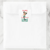 Aloha Mermaid Thunder_Thunder_Cove Vierkante Sticker (Tas)