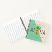 Aloha met PineApple  illustratie Notitieboek (Binnen)