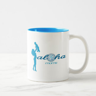 Aloha Moms Coffee Lovers Mug Tweekleurige Koffiemok