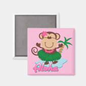 Aloha Monkey Magnet (Voorkant / Achterkant)