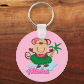 Aloha Monkey Sleutelhanger (Voorkant)