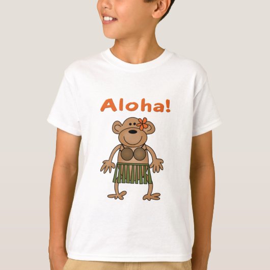 Aloha Monkey T-shirt (Voorkant)