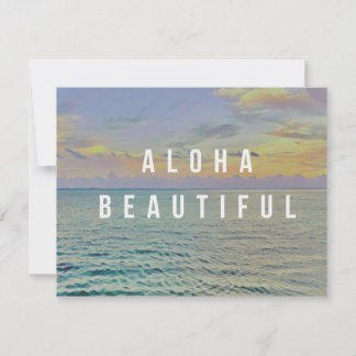 Aloha Mooie Haena Wenskaart Notitiekaartje