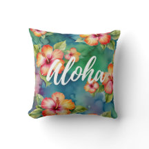 Aloha mooie hibiscus bloempatroon Hawaii