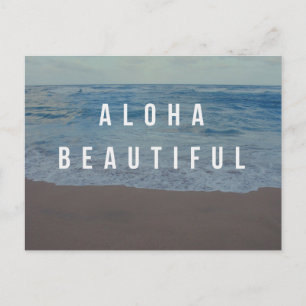 Aloha Mooie Strand Dag Ansichtkaart Briefkaart