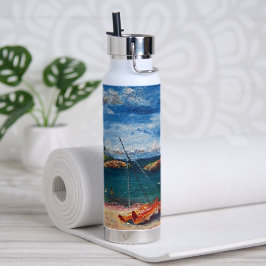 Aloha Morning schilderij Waterfles