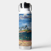 Aloha Morning schilderij Waterfles (Voorkant)