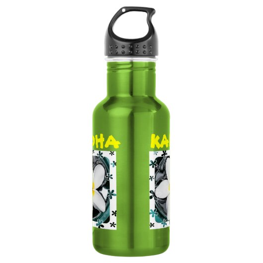 Aloha naar alle kleine vrijheidsflesjes waterfles (Voorkant)